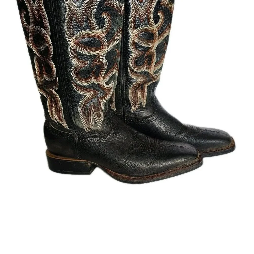 Twisted X Mens Size 8B WRS0006 Leather Steel Toe Square Western Work Barn Boots